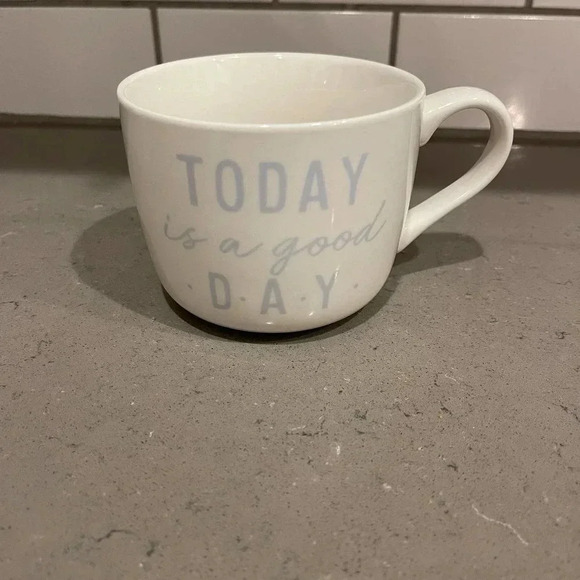 Opal House Porcelain Today Is A Good Day Coffee Mug White - Picture 1 of 4